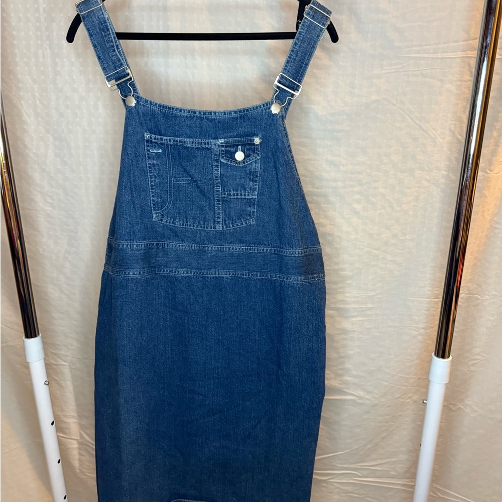 Venezia Indigo Denim Overall Dress